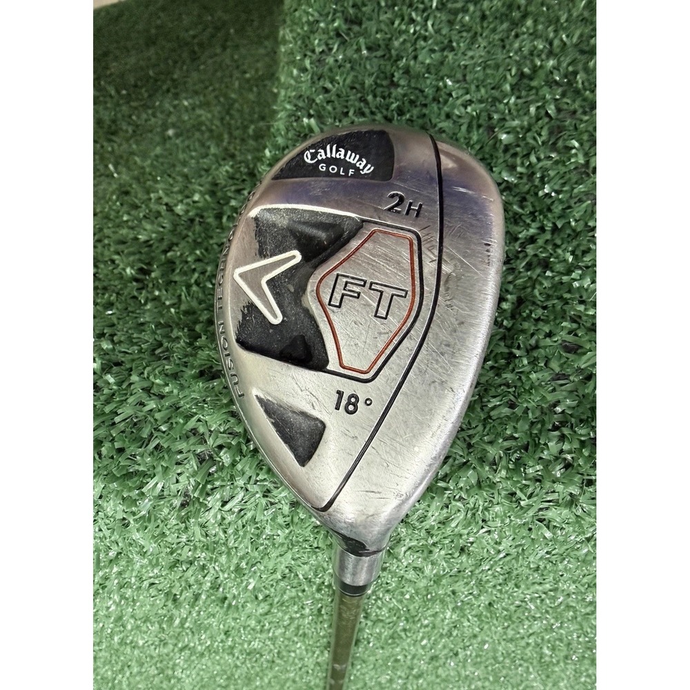 Callaway Golf FT 2H Hybrid 18° RH Aldila NV Graphite Shaft Xtra Stiff Flex